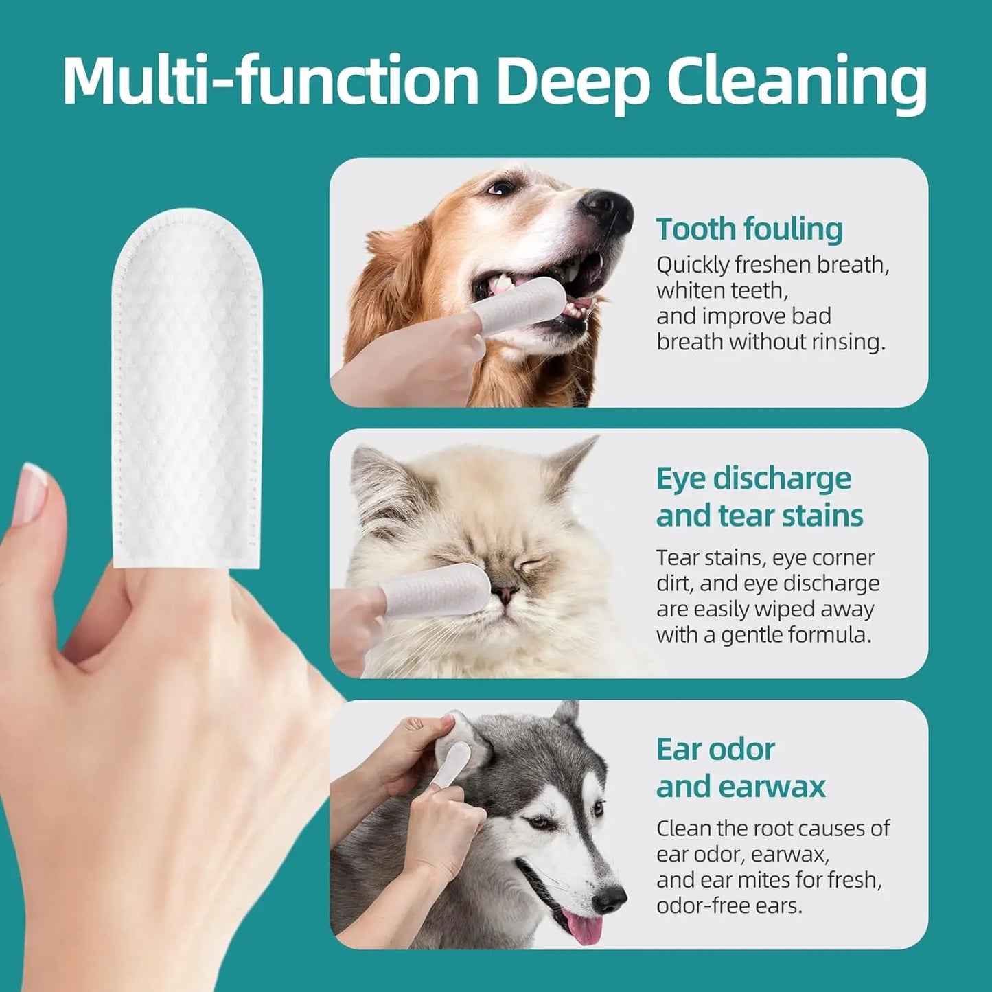 HappyPaw™ Dental Finger Wipes
