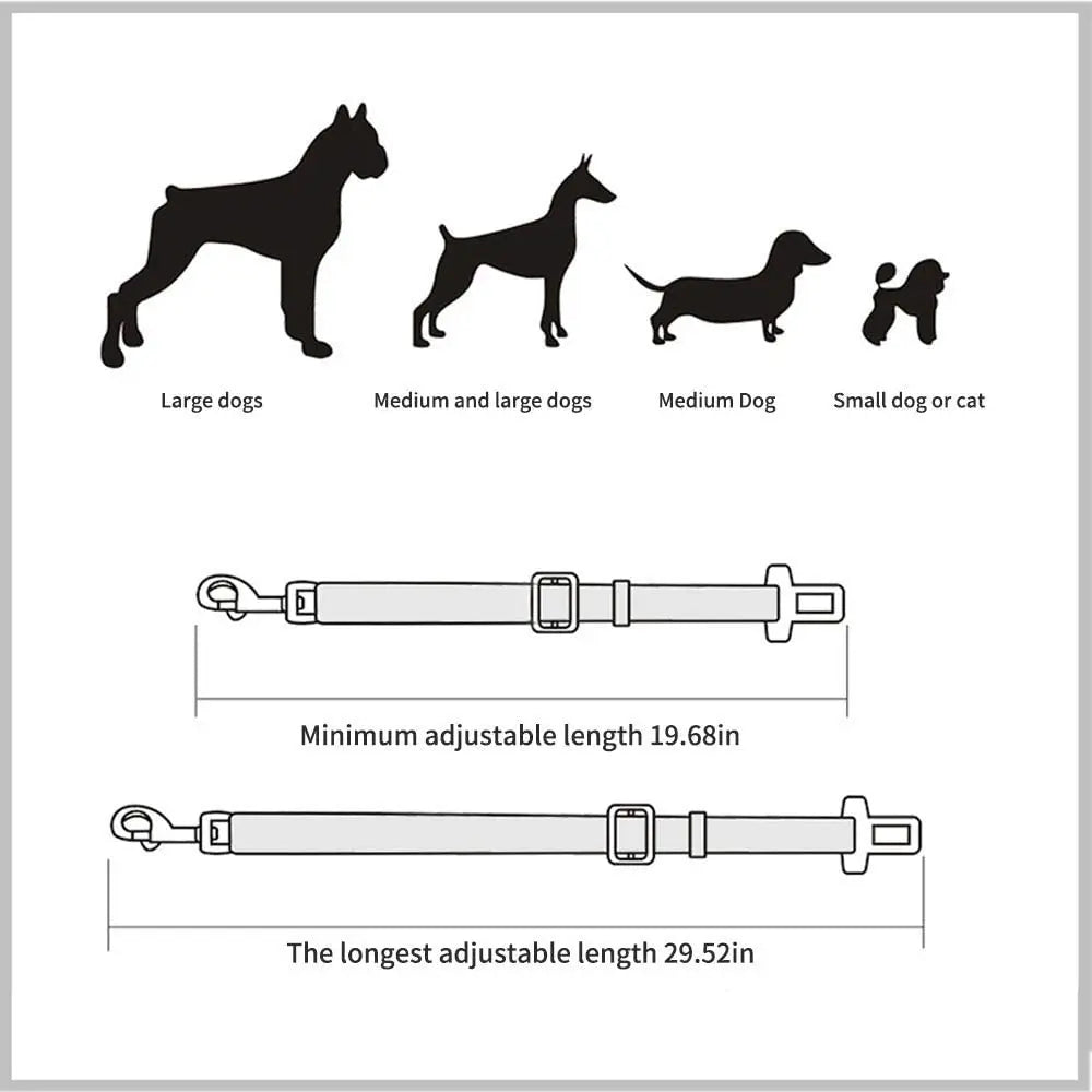 HappyPaw™ Dog Seatbelt Harness