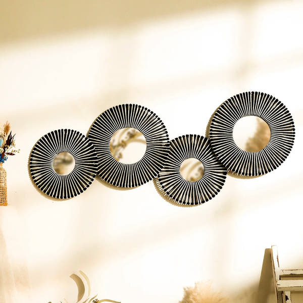 STRÅLA Round Wall Mirror Set