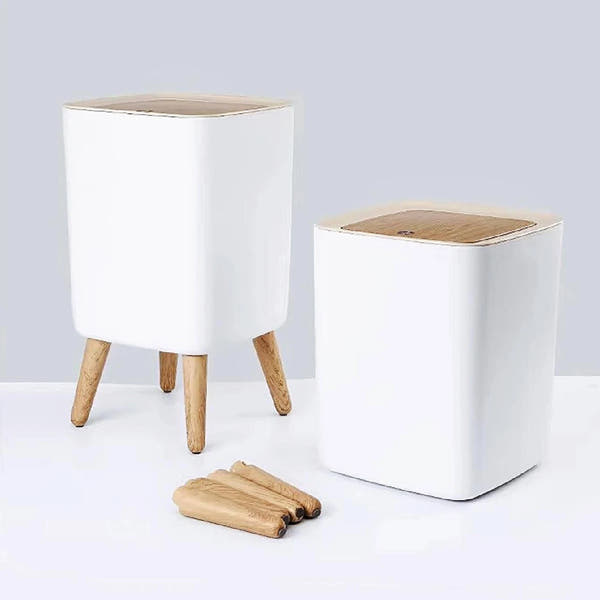 SKÄRBYN Woodgrain Waste Bin