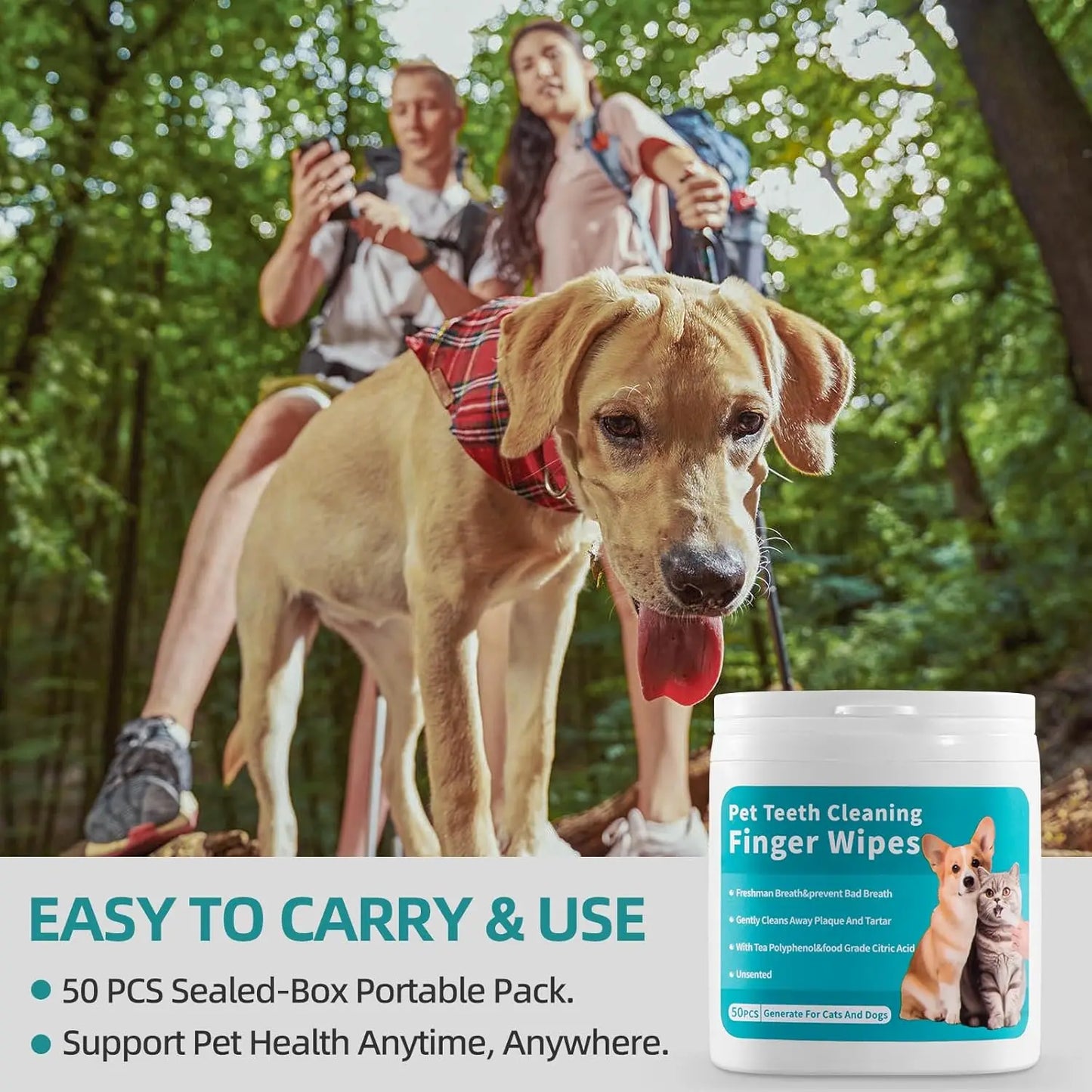 HappyPaw™ Dental Finger Wipes