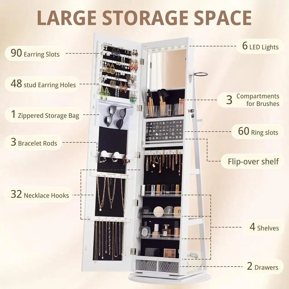 ORMSTÅ Scandinavian Organizer Mirror