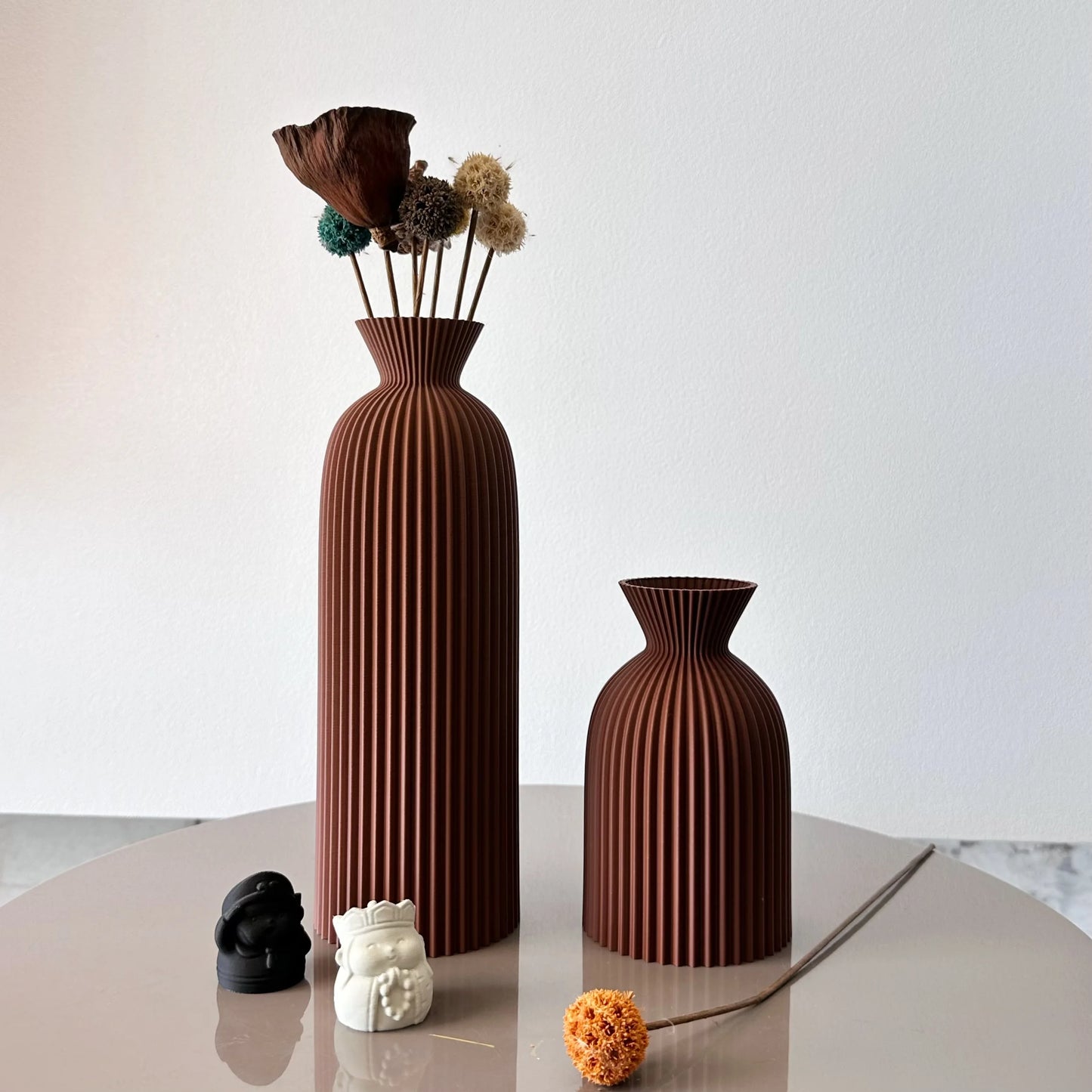 VÅGFORM 2-Piece Sculpted Vase Set