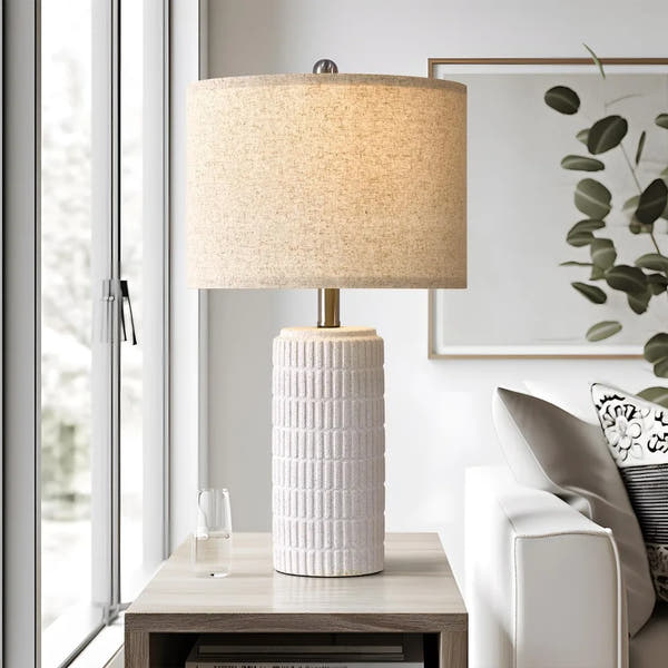 SKYMÖRK Ceramic Table Lamp Set