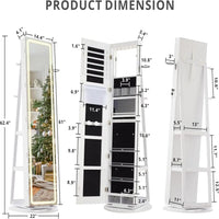 ORMSTÅ Scandinavian Organizer Mirror
