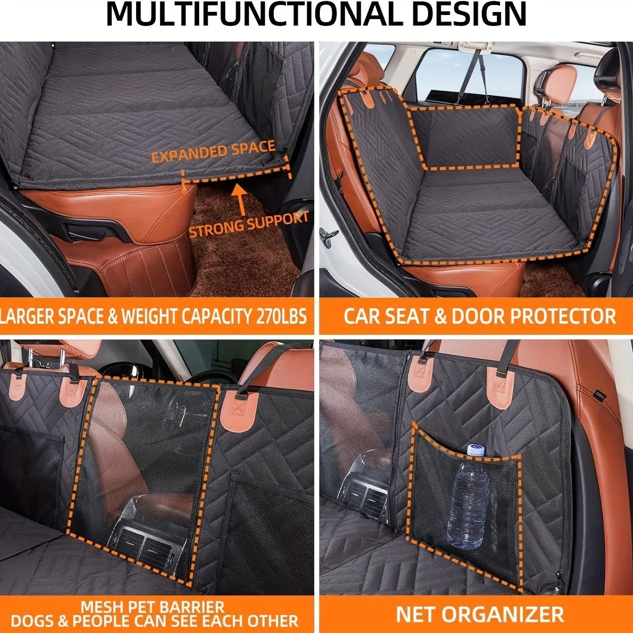 HappyPaw™ Dog Car Seat Cover