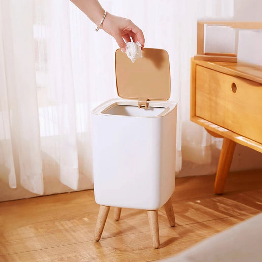 SKÄRBYN Woodgrain Waste Bin