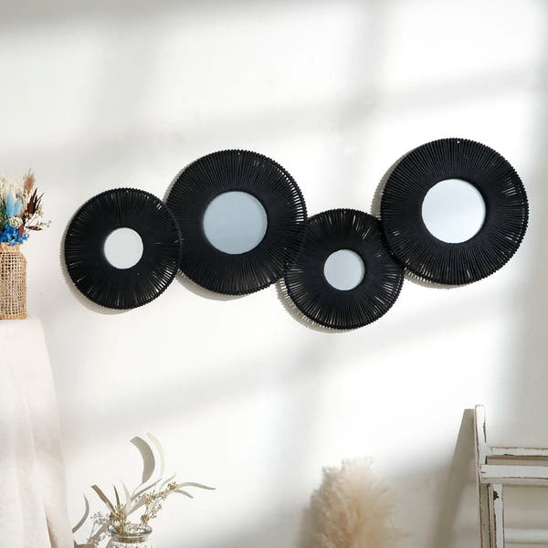 STRÅLA Round Wall Mirror Set