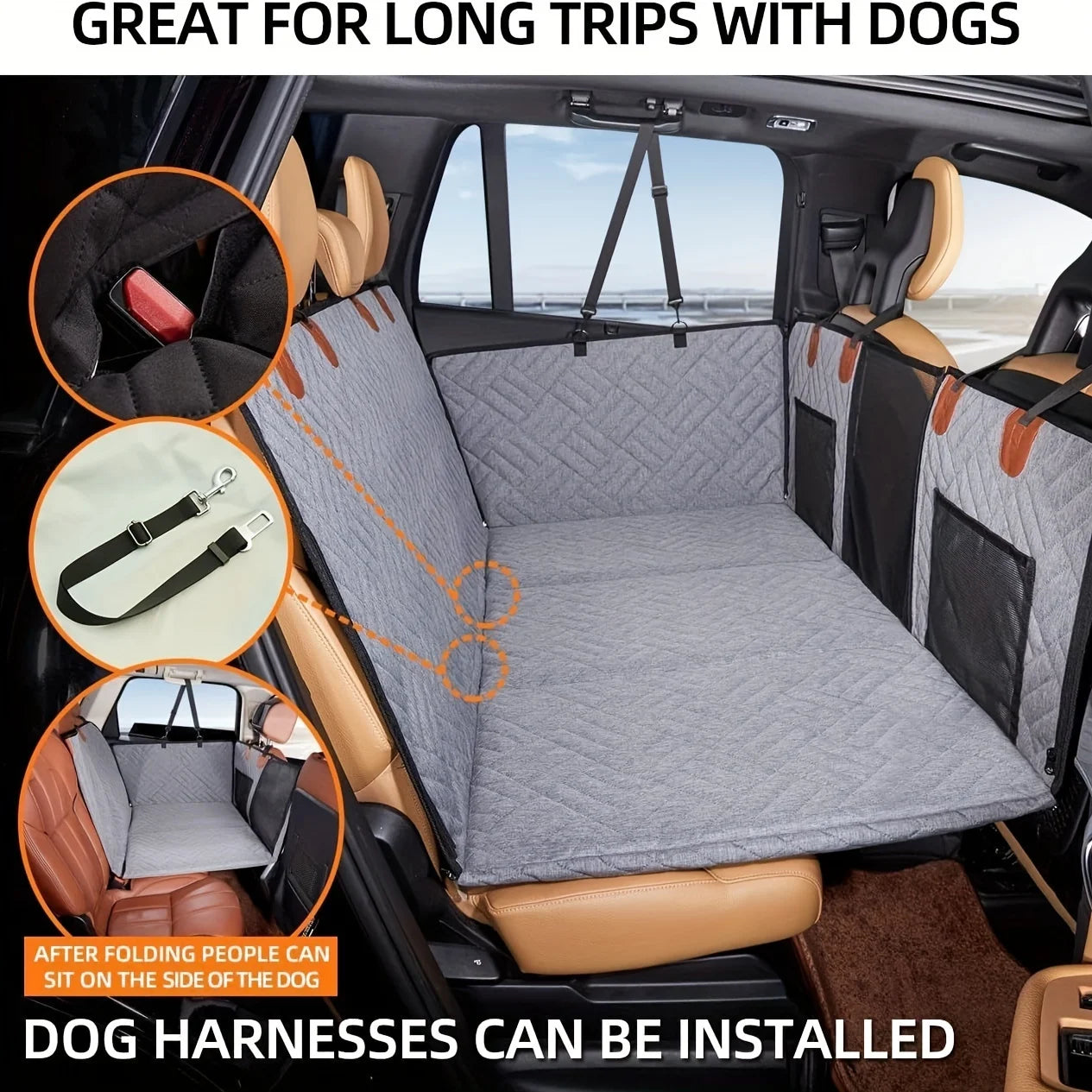 HappyPaw™ Dog Car Seat Cover